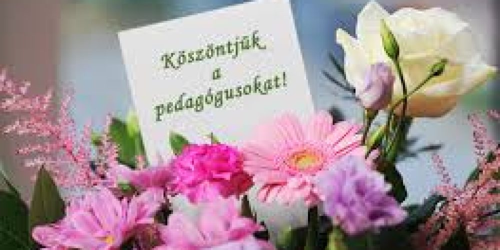 Pedagógusnapi köszöntő